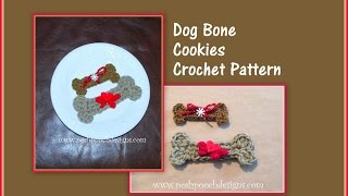 Dog Bone Cookies Crochet Pattern