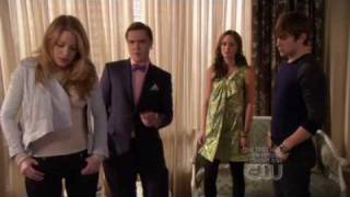 Gossip Girl 2x23 - Chuck Blair Dan Nate and Serena, Georgina is back HQ