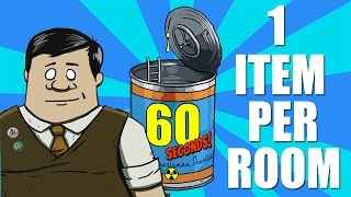 ONE ITEM PER ROOM CHALLENGE | 60 Seconds Game