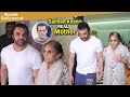 Salman Khan Real Mother Sushila Charak With Sohail At Sister Arpita Khan’s home For Ganpati Darshan