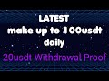 see how I earn 100usdt in one day // withdrawal proof don't miss out @learn_all