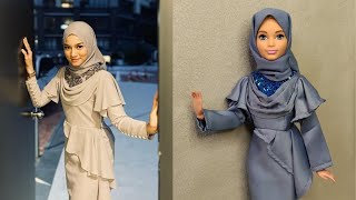 DIY Celebrity Outfit 💕- Hawa rizwana Redzuan 😍 | Barbie | Dolls And Arts