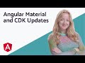 What's new in Angular Material and the CDK in Angular v15