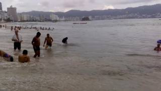 Olas Enormes En La Playa Papagayos