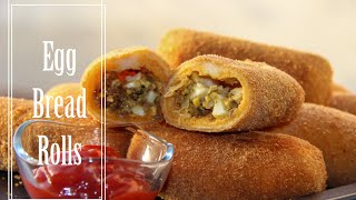 Egg Bread Roll | Easy Bread Roll