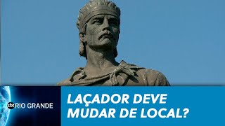 Polêmica: o monumento do Laçador deve mudar de local após restauração? - SBT Rio Grande - 27/08/19