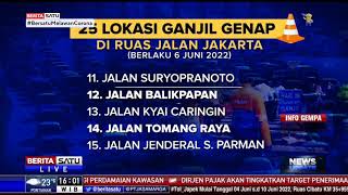 Titik Ganjil Genap di Ruas Jalan Jakarta Bertambah Jadi 25, Berikut Daftarnya