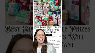 Prize ideas for baby shower diaper raffle? Drop a comment ➡️ #babyshowerideas #diapers