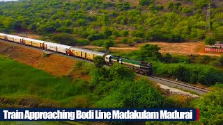 Train Approaching Bodi Line Madakulam Madurai