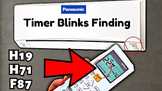 Panasonic AC Timer Blinking? Solve H19, H71, \u0026 F87 Errors Like a Pro