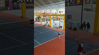 Serve 🚀 and Volley 🔥 This is #tennis not #badminton lets go #tenisindonesia