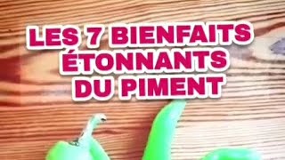 LES 7 BIENFAITS ÉTONNANTS DU PIMENT