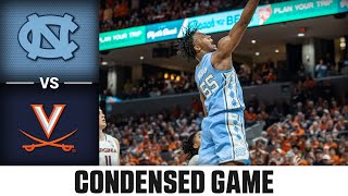 North Carolina vs. Virginia Condensed Game | 2023-24 ACC Men's Basketball