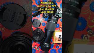 Nikon Z50 Lens 16-50mm 50-250mm Hood | Unboxing | Vlogging Camera #shorts #nikon #nikonz50