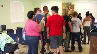 Hundreds show up for Back 2 School Blast registration