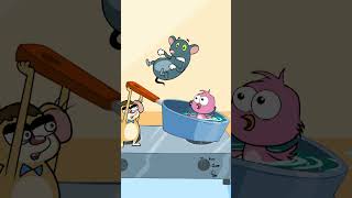 Rat A Tat #shorts Bathing Cute Baby Chick! Hilarious Comedy #cartoonsforkids ​Chotoonz TV