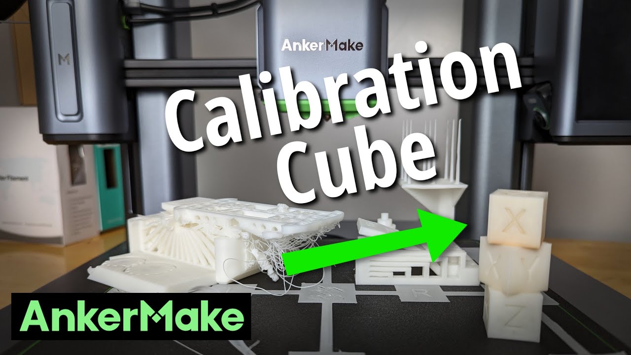 AnkerMake M5 Printer Tuning - Calibration Cube & Bed Level - YouTube