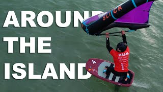 WING FOIL ISLE OF WIGHT - Court In The Act FREE RIDE #VLOG