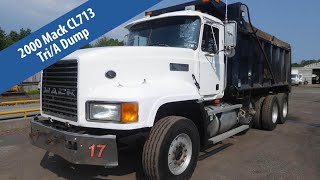 2000 Mack CL713 Tri Axle Dump Truck - TRO 0616231