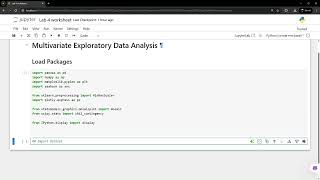 Multivariate Exploratory Data Analysis Part 3