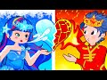 Fire & Ice Elemental: The Exciting Love Story of Poor Princess and Prince Alex! | Poor Princess Life