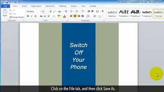 How to Use Document Templates in Microsoft Word :Tutorial