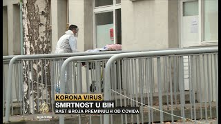 Raste broj preminulih od COVID-a 19 u BiH