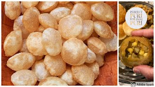 Puri for Pani Puri | Golgappa or Puchka | How to Make Perfectly Crisp Puri  for Pani Puri