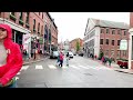 【portland 】 walking downtown portland maine 🇺🇸 portland 4k @travelusa78 travel usa