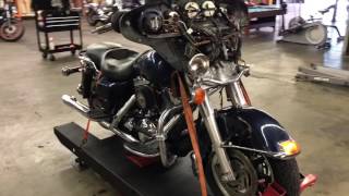 2003 Harley Road King Police FLHTPI (blue) 1843 Fallen Cycles