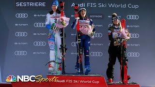 Stunning DEAD HEAT denies Shiffrin by .01 in giant slalom | NBC Sports