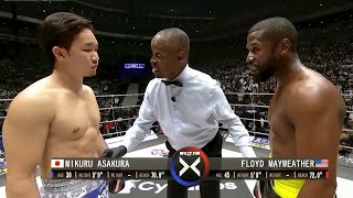 Mikuru Asakura (Japan) vs Floyd Mayweather (USA) | KNOCKOUT, BOXING fight, HD