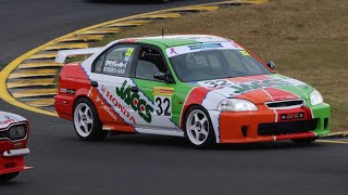 Honda Civic EK JACCS tribute; IPRA NSW 2024 round 4 race 3