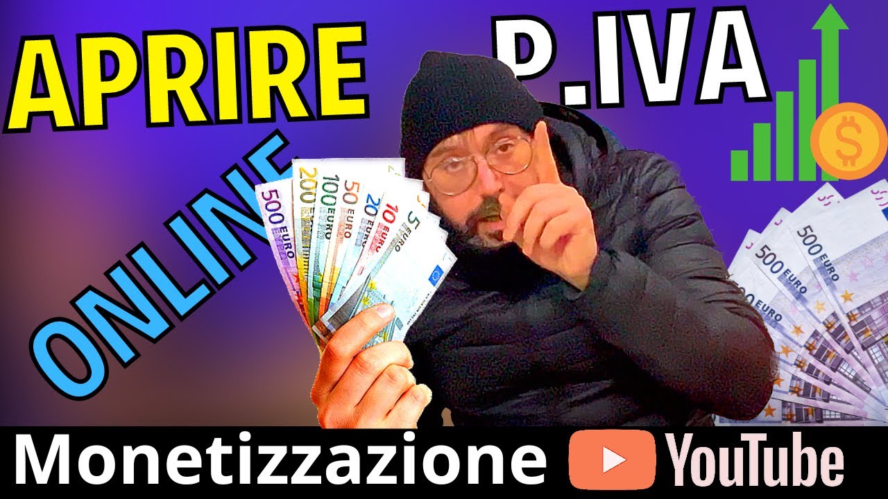 Come Aprire La Partita IVA ONLINE E Fare Lo YouTuber! TUTORIAL - YouTube