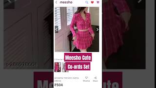 Meesho affordable Co-ords Set #dress #meesho #fashion #shorts