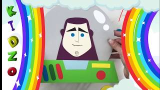 Buzz Lightyear Disney Toy story character handmade craft /Nursery , Kindergarten
