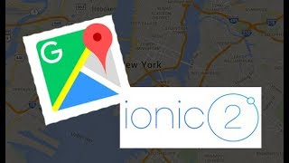 Drag and Drop Google map in Ionic 2 and Javascript