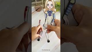 Paper Puppet | Moving Doll versi M3GAN #handmade #craft #papercraft #paperdoll