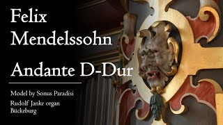 Mendelssohn - Andante in D-Dur - Bückeburg, Sonus Paradisi, Hauptwerk