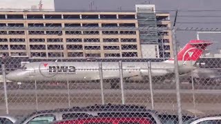 Northwest Airlines DC-9-32 [N945N] Takeoff at Minneapolis/ St. Paul Airport