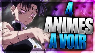 4 ANIMES PEU CONNUS A VOIR DÈS MAINTENANT !! (ils sont incroyables)