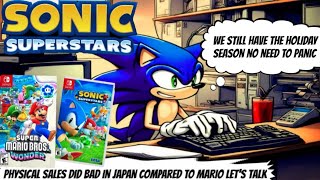 Sonic Superstars Sales In Japan Are Horrible Compared to Mario Bros Wonder Let's Talk SEGA NEWS