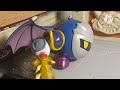 kirby vs. meta knight stop motion