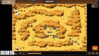 codecombat: sarven desert - sarven rescue solution