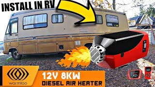 DIESEL HEATER INSTALLED IN RV