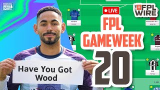 FPL Gameweek 20 Pod | The FPL Wire | Fantasy Premier League Tips 2024/25