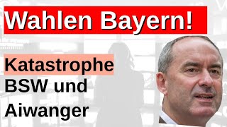 Bayern Wahlumfrage Landtagswahl Sonntagsfrage Aiwanger und BSW draußen CSU und AfD 2. Stärkste Parte