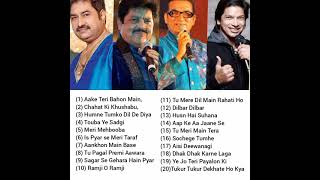 Nonstop Hindi Hit Songs | 90s | Kumar Sanu, Udit Narayan, Shaan, Sonu Nigam, Abhijeet | Love Songs |