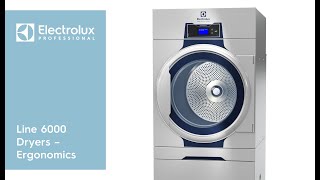 Line 6000 Dryers – Ergonomics | Electrolux Professional