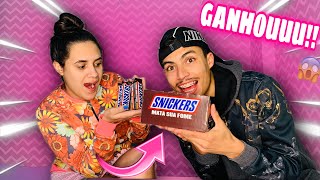 QUEM COMER MAIS SNICKERS GANHA!😱